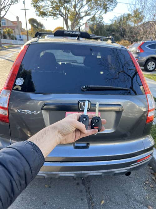 Honda CRV and two new keys